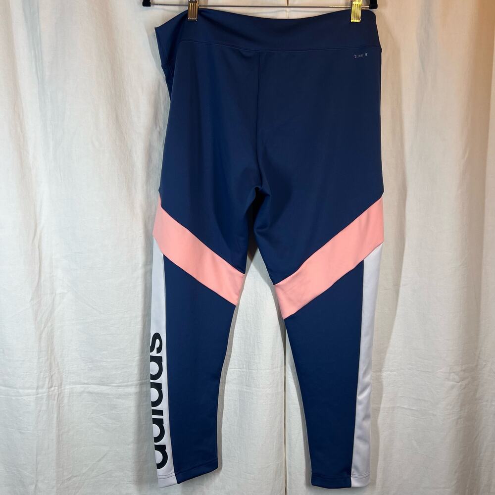 Adidas designed 2 move climalite colorblock 7/8 l… - image 1